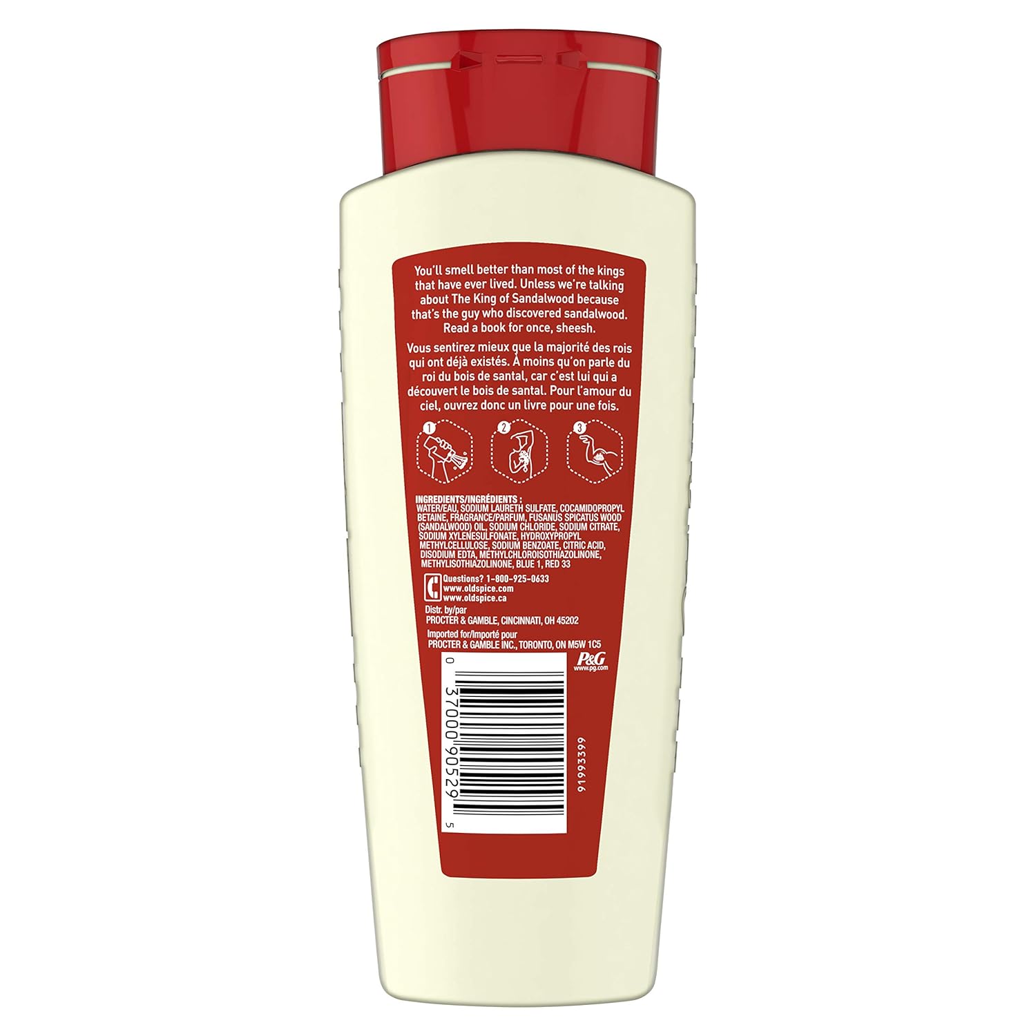 Timber with Sandalwood Body Wash 532ml - Image 2