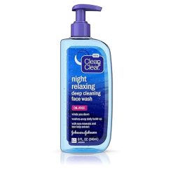 Clean & Clear Night Relaxing Oil-Free Deep Cleaning Face Wash 240ml