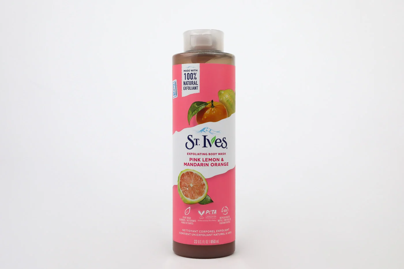 St. Ives Exfoliating Pink Lemon & Mandarin Orange Body Wash – 650ml
