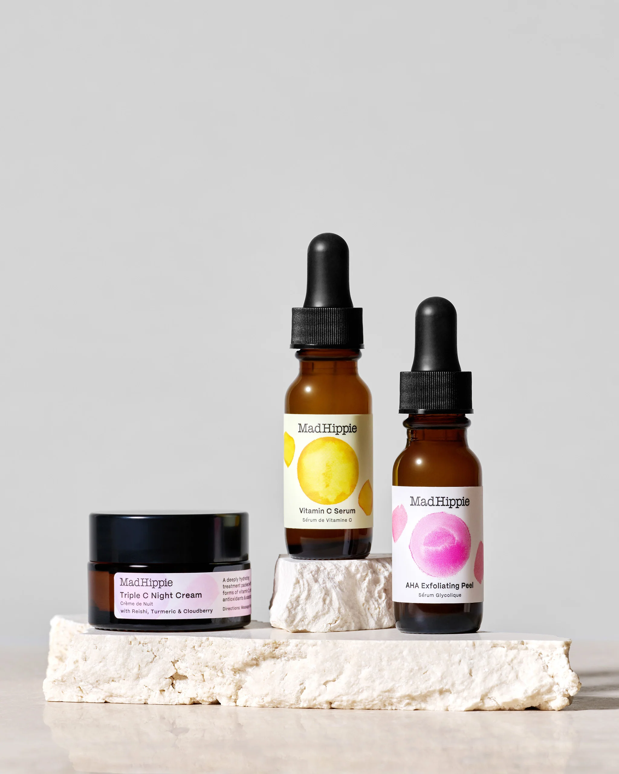 Mad Hippie Skin Brightening Kit, Daily Skincare Routine