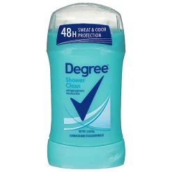 Degree Antiperspirant Deodorant, 48 H Sweat & Odor Protection, Shower Clean 1.6 oz