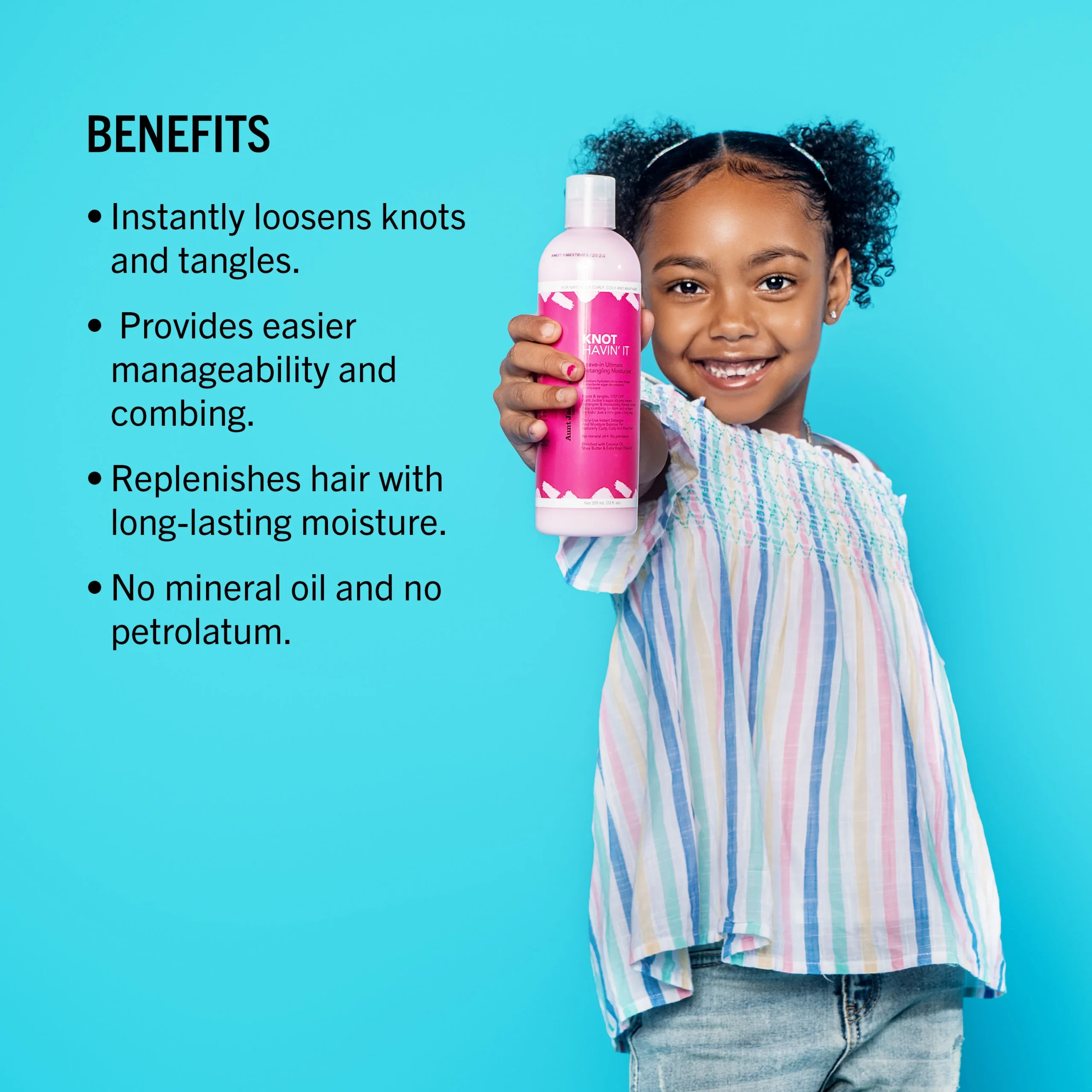 AUNTIE JACKIE'S Knot Havin' it Leave in Ultimate Detangling Moisturizer 355ml - Image 2