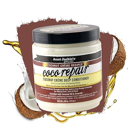 AUNTIE JACKIE'S Coconut Creme Recipes Coco Repair coconut creme deep conditioner 426g - Image 2