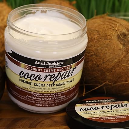 AUNTIE JACKIE'S Coconut Creme Recipes Coco Repair coconut creme deep conditioner 426g - Image 3