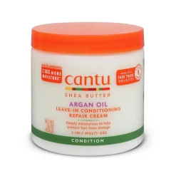 Cantu Shea Butter Argan Oil Leave in Conditioning repair cream condition 453g