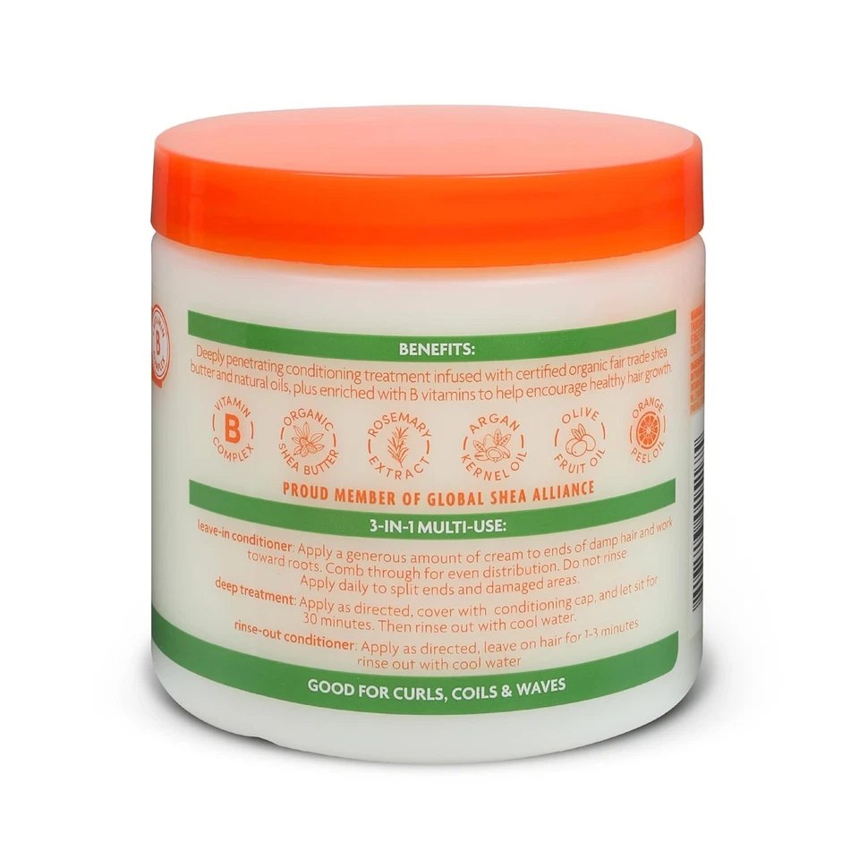 Cantu Shea Butter Argan Oil Leave in Conditioning repair cream condition 453g - Image 2