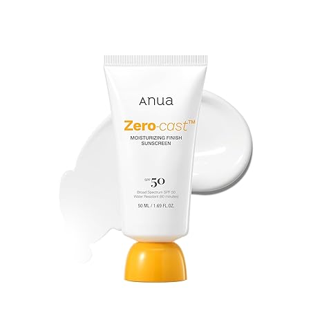 Anua Zero-Cast Moisturizing Sunscreen SPF 50