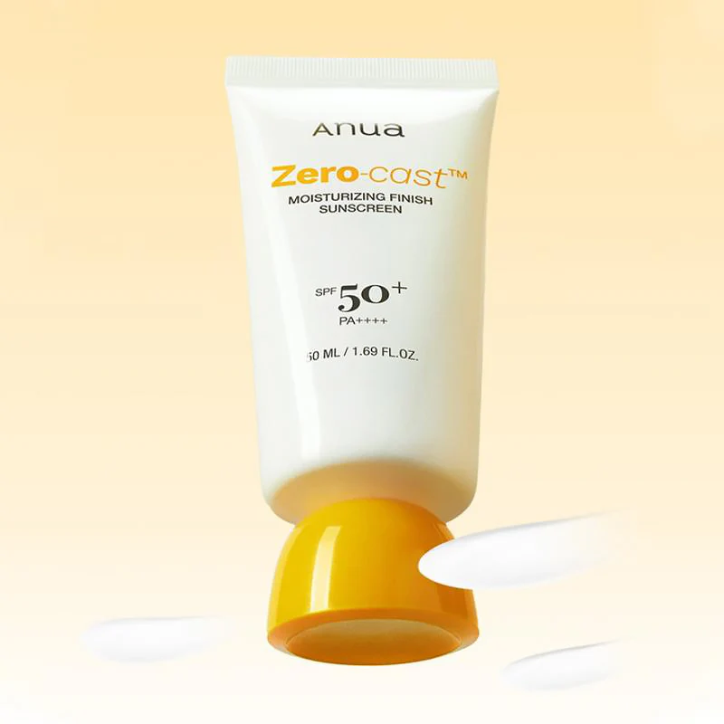 Anua -Zero-Cast Moisturizing Finish Sunscreen - Image 2