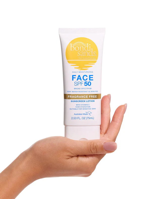 Bondi Sands Fragrance Free Face Sunscreen Lotion SPF 50+ - Image 2