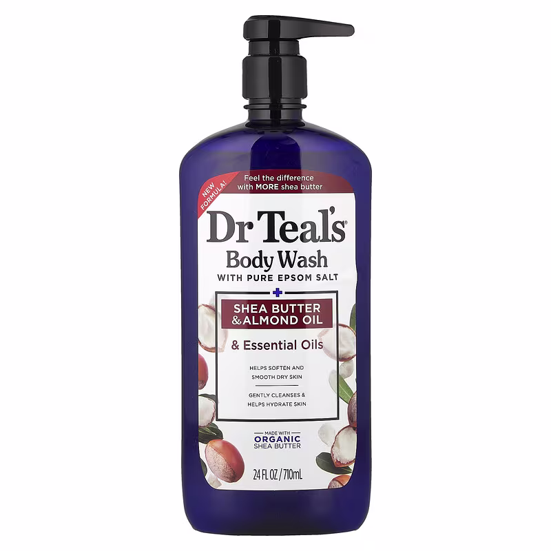 Dr Teal's Body Wash with Pure Epsom Salt Shea Butter & Almond Oil