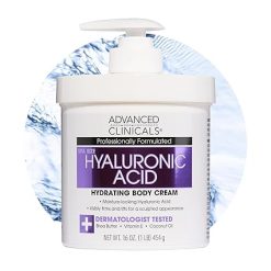 Advanced Clinicals Hyaluronic Acid Moisturizer Body Cream