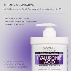 Alternative view of Advanced Clinicals Hyaluronic Acid Moisturizer Body Cream