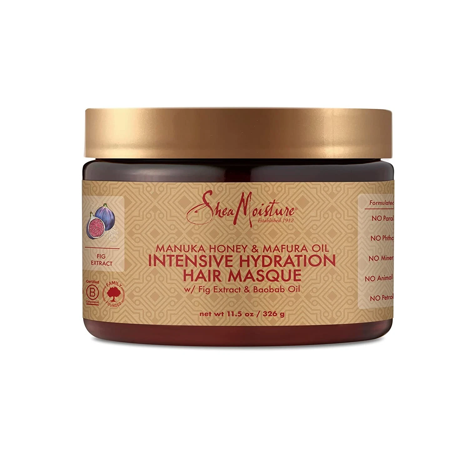Shea Moisture Intensive Hydration Hair Masque Manuka Honey and Mafura Oil