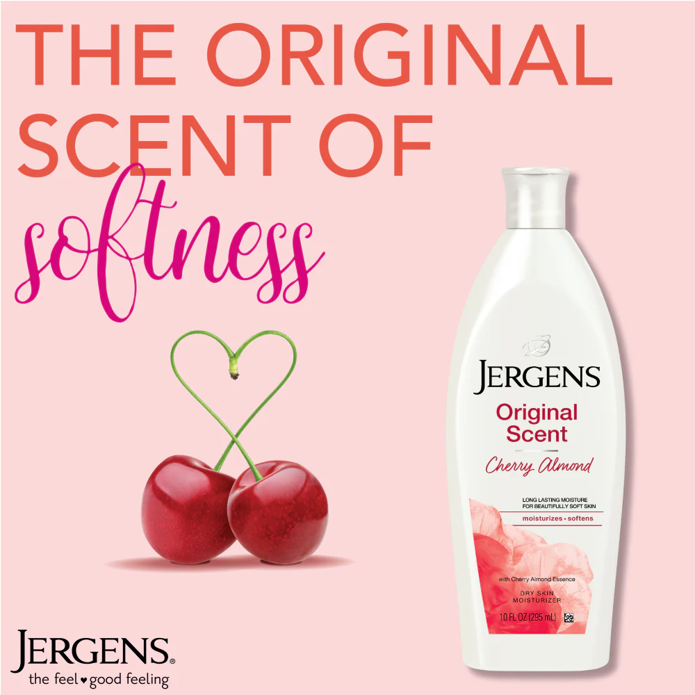 Jergens Original Scent Cherry Almond Body Lotion 946ml - Image 3