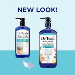 Alternative view of Dr Teal's Body Wash With Pure Epsom Salt, Detoxify & Energize With Ginger & Clay Body Wash