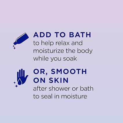 Dr Teal's Moisturizing Bath & Body Oil, Sleep Blend with Melatonin, Lavender & Chamomile Essential Oils 260ml - Image 3