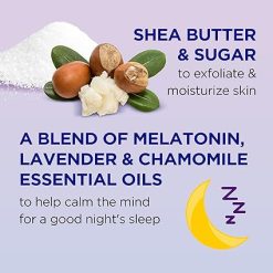 Alternative view of Dr Teal's sleep scrub with melatonin, lavender and chamomile essential oils scrub 538g