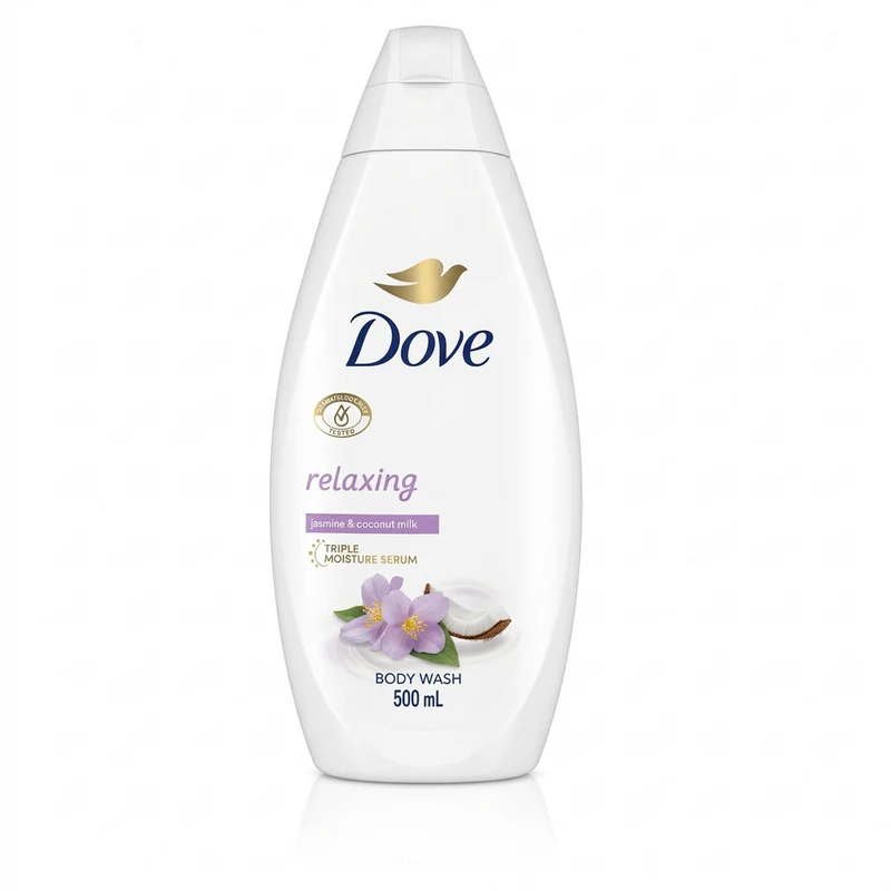 Dove Relaxing Tripple Moisture Serum Body Wash 500ml