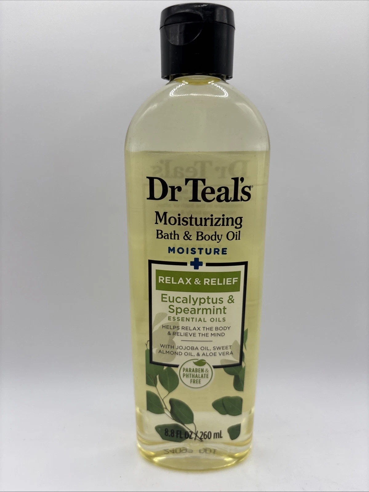 Dr Teal's Relax & Relief Bath & Body Oil with Eucalyptus & Spearmint Essential Oils 260ml