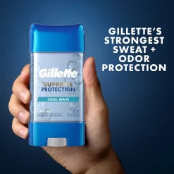 Alternative view of Gillette Supreme Protection Cool Wave Clear Gel Antiperspirant