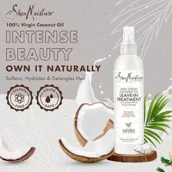 Alternative view of Shea Moisture 100% Virgin Coconut Oil Leave-in Treatment, 8 oz