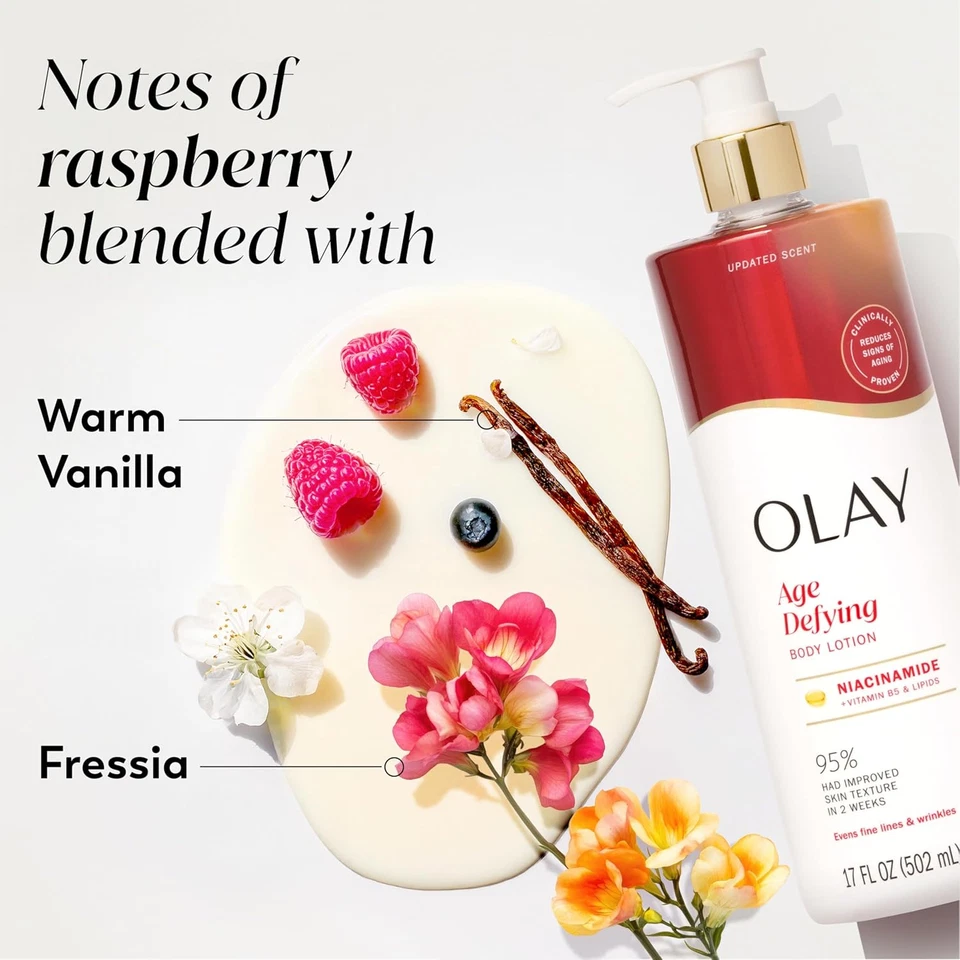 Olay Age Defying Body Lotion with Niacinamide Serum - Image 4