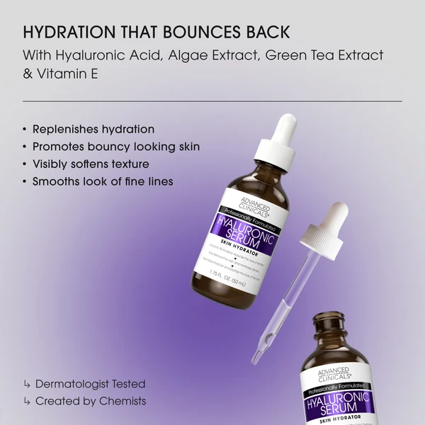 Advanced Clinicals Hyaluronic Acid Serum - Image 4