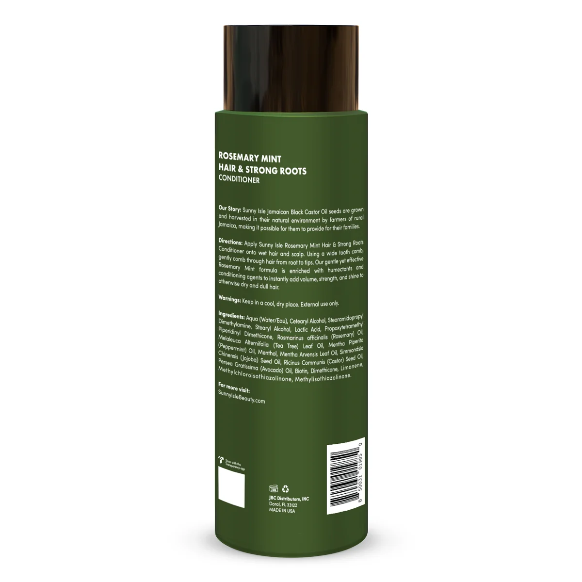 Sunny Isle Rosemary Mint Hair & Strong Roots Conditioner - Image 2
