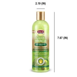 African Pride Olive Miracle 2-in-1 Shampoo 355ml