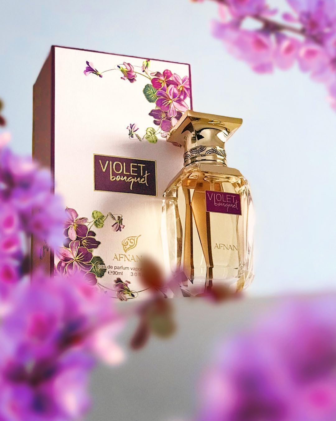 Afnan Violet Bouquet Eau De Parfum for Women 80ml - Image 3