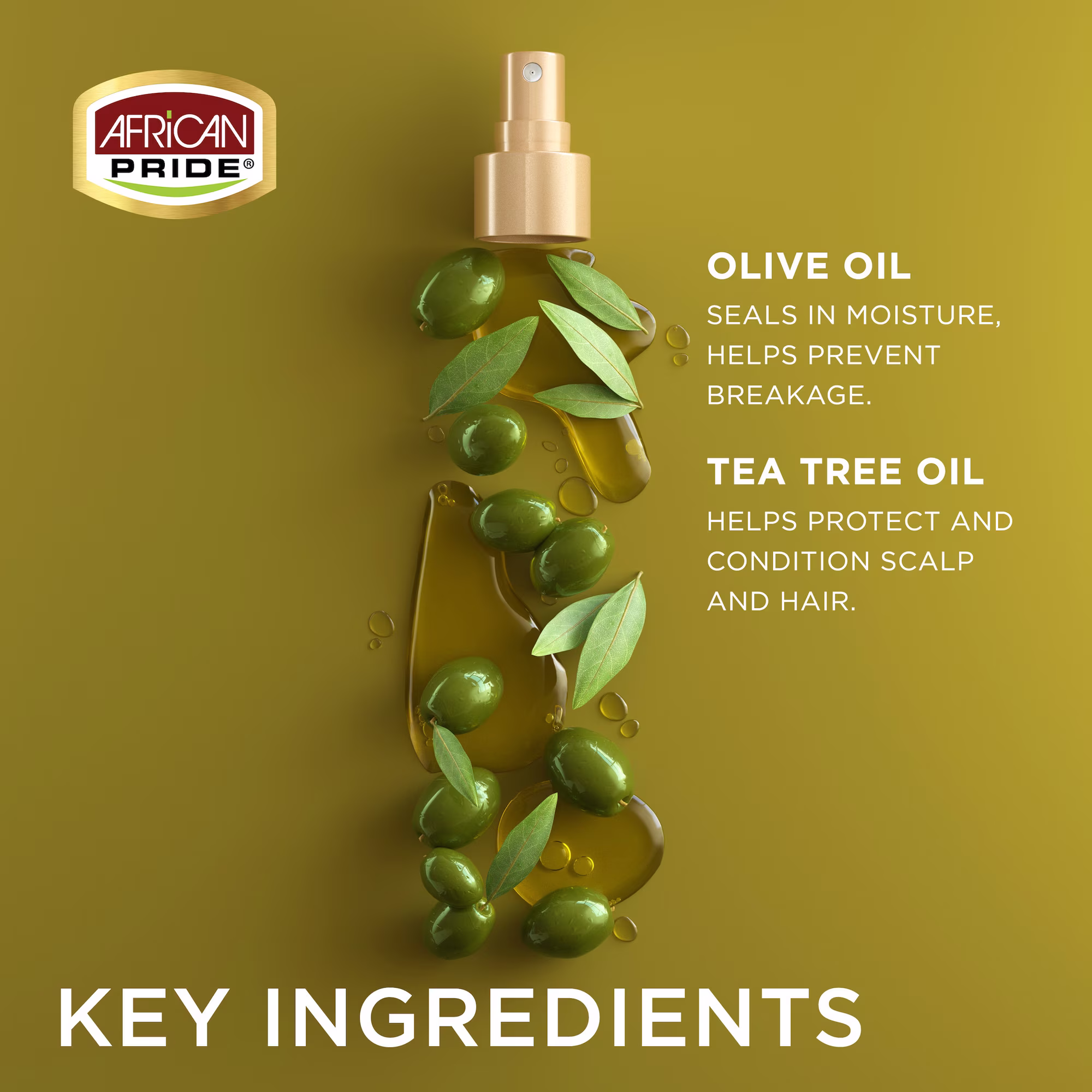 African Pride Olive Miracle Anti-Breakage Leave-In Conditioner 425g - Image 3