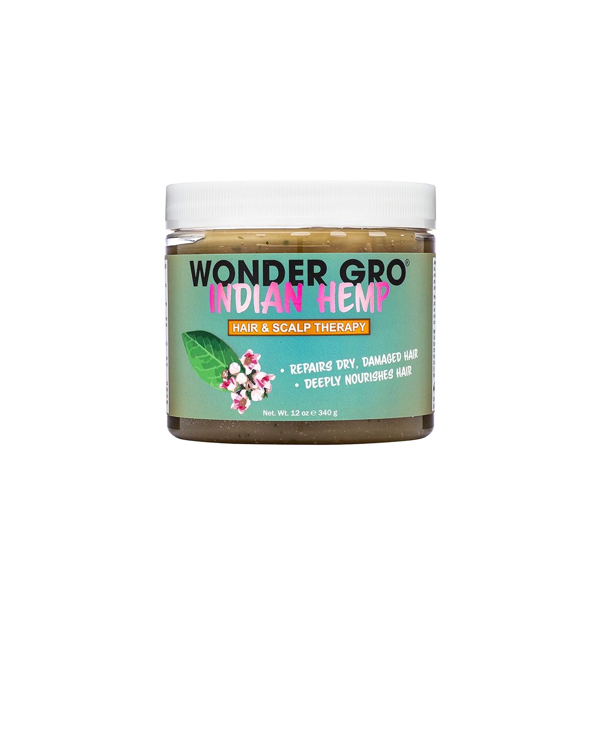 Wonder Gro Indian Hemp Hair & Scalp Therapy 340g