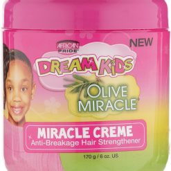 African Pride Dream Kids Olive Miracle Miracle Creme Anti-Breakage Hair Strengthener 6oz