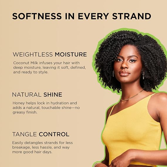 African Pride Moisture Miracle Coconut Milk & Honey Leave-In Conditioner 237ml - Image 2