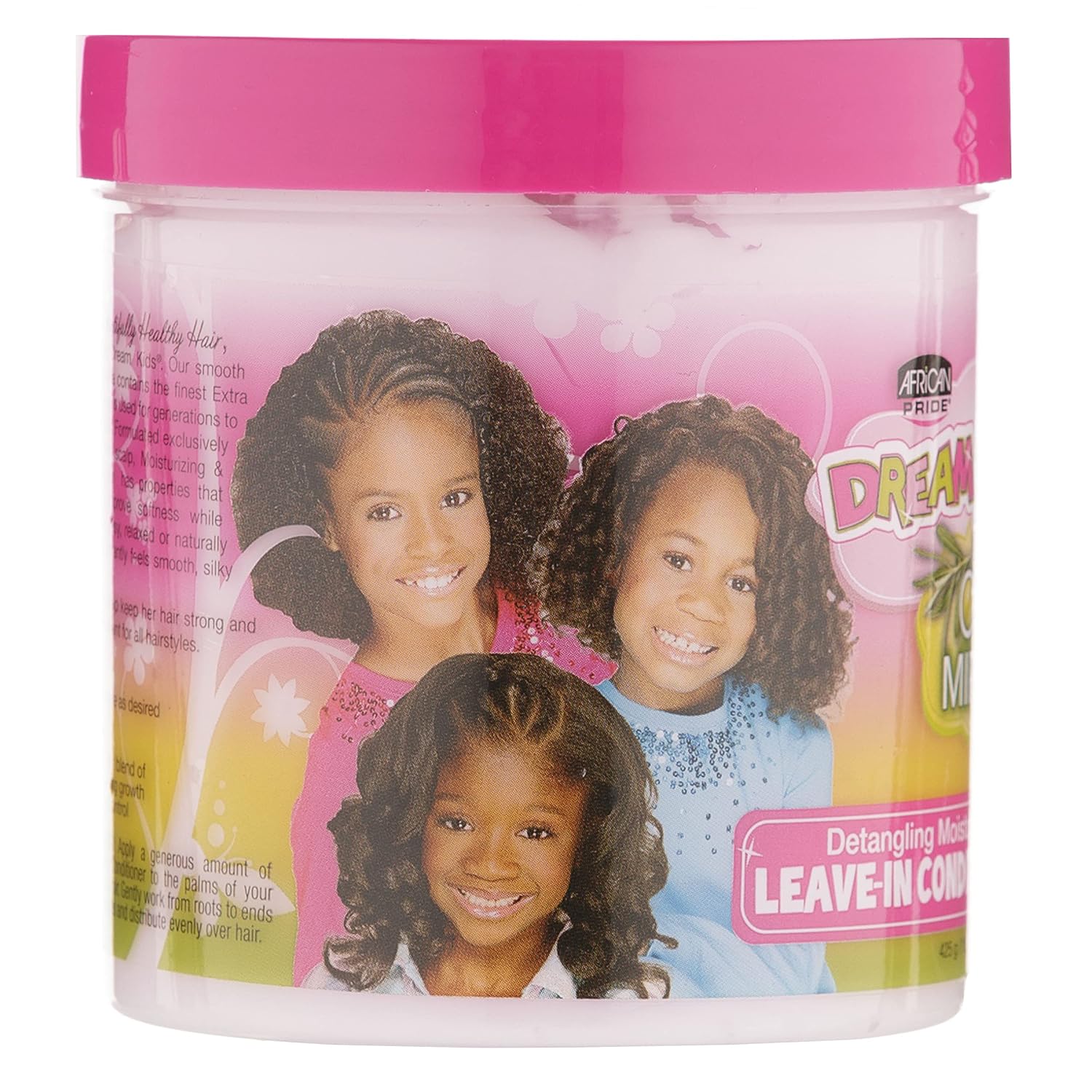 African Pride Dream Kids Olive Miracle Detangling & Moisturizing Leave-In Conditioner 425g - Image 2