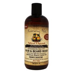 Sunny Isle Jamaican Black Castor Oil Formulated for Men 2-N-1 Hair and Beard Wash