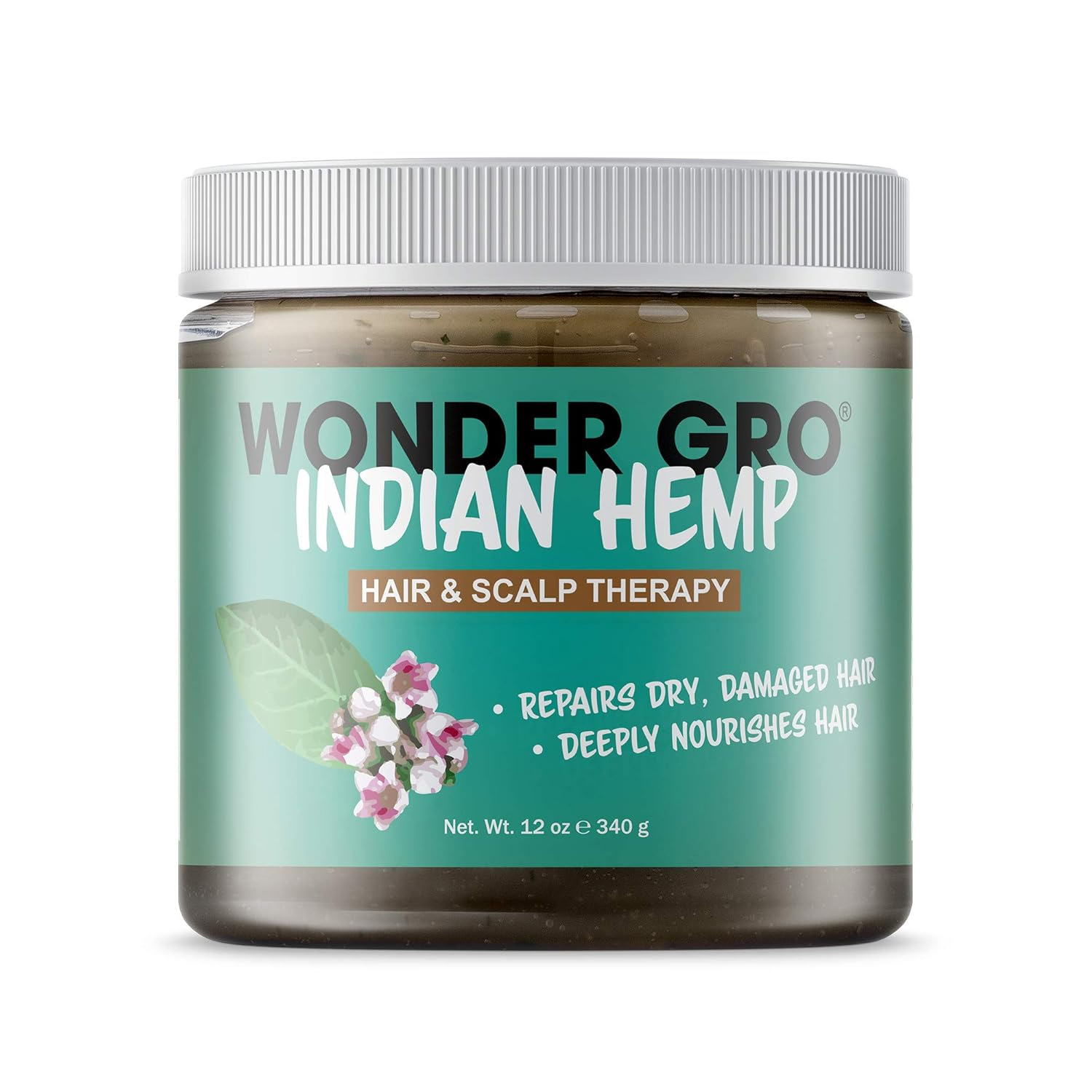 Wonder Gro Indian Hemp Hair & Scalp Therapy 340g - Image 2