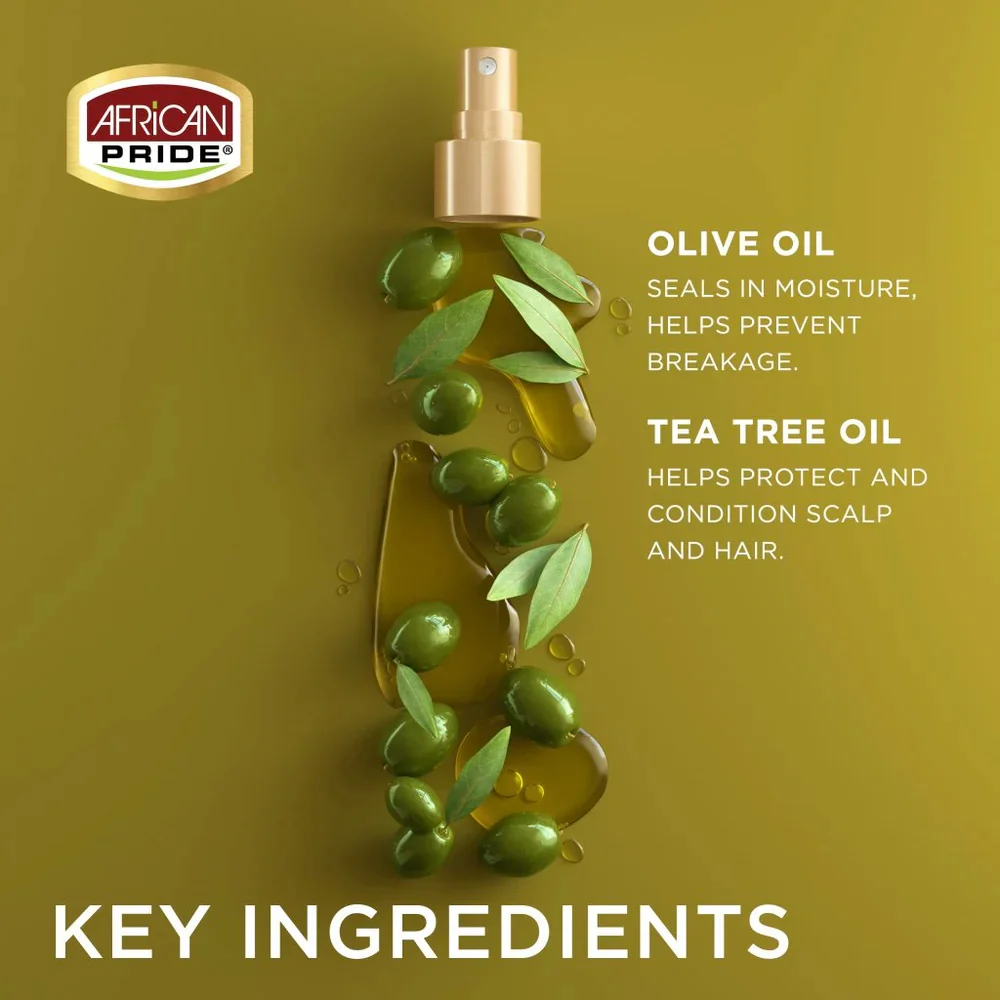 African Pride Olive Miracle Leave In Conditioner 355 ml - Image 4