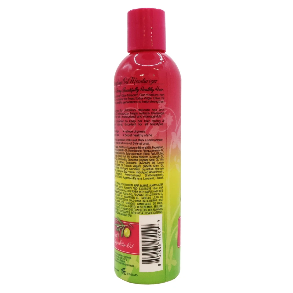African Pride Dream Kids Olive Miracle Anti-breakage Detangling Oil Moisturizer 236ml - Image 3